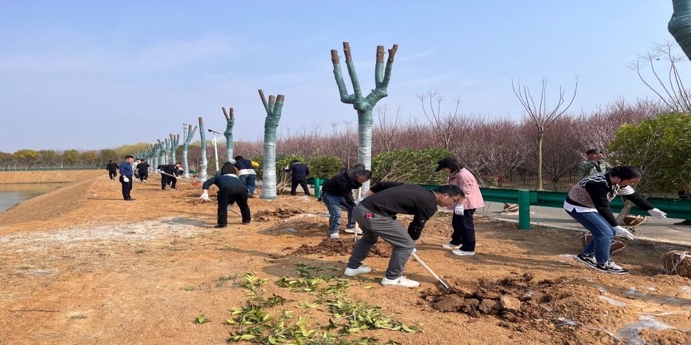 黨建引領(lǐng)共植綠 凝心聚力譜新篇 ——和合生態(tài)、德嘉置業(yè)黨支部赴小廟基地義務(wù)植樹
